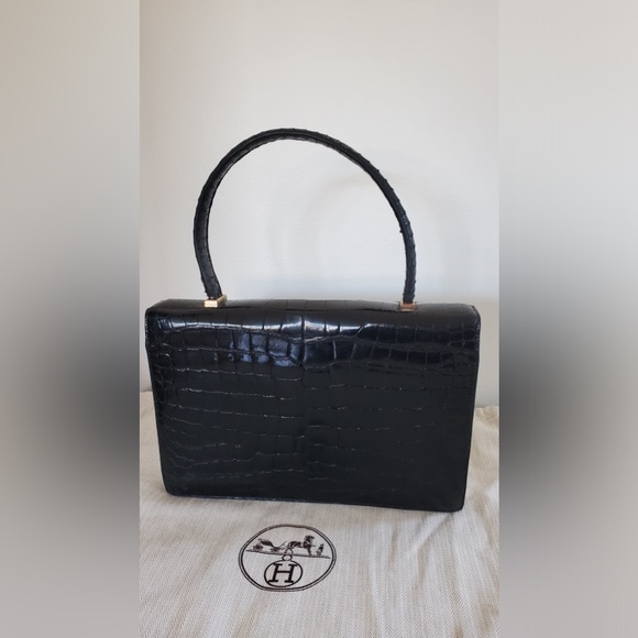 Hermes Piano Crocodile Handbag - Picture 4 of 11